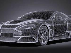 Aston Martin Vantage gt12 2017 3D Model