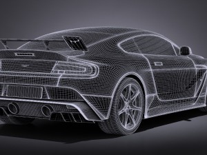 Aston Martin Vantage gt12 2017 3D Модель