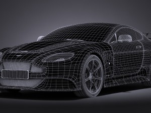 Aston Martin Vantage gt12 2017 3D Модель