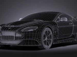 Aston Martin Vantage gt12 2017 3D Model