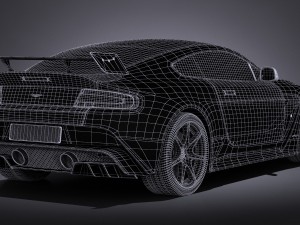 Aston Martin Vantage gt12 2017 3D Модель