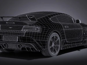 Aston Martin Vantage gt12 2017 3D Model