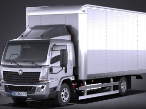 Generic Cargo Truck Midsize 2016 Modelo 3D