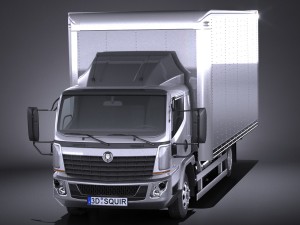 Generic Cargo Truck Midsize 2016 3D Модель