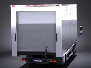 Generic Cargo Truck Midsize 2016 3D Model