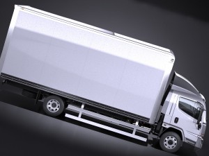 Generic Cargo Truck Midsize 2016 3D Модель