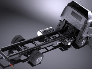 Generic Cargo Truck Midsize 2016 3D Модель