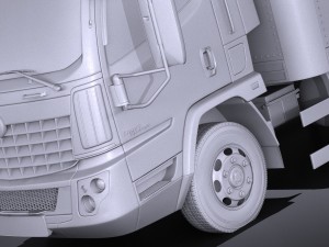 Generic Cargo Truck Midsize 2016 3D Модель