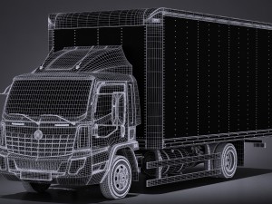 Generic Cargo Truck Midsize 2016 3D Модель