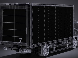 Generic Cargo Truck Midsize 2016 3D Модель