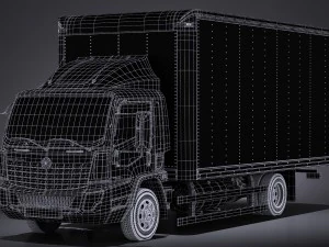 Generic Cargo Truck Midsize 2016 3D Model