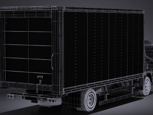 Generic Cargo Truck Midsize 2016 3D Модель