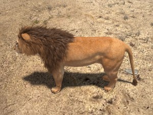 Lion the King Textured Hair 3D मॉडल