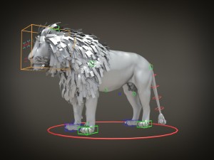 Lion the King Textured Hair 3D मॉडल