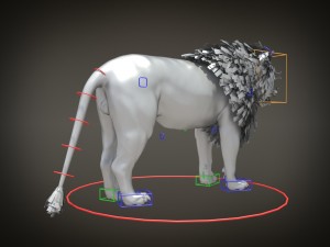 Lion the King Textured Hair 3D मॉडल