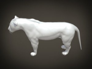 Lion the King Textured Hair 3D मॉडल