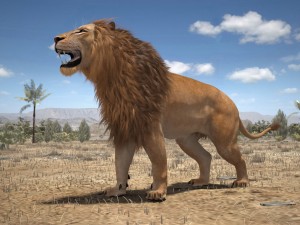Lion the King Textured Hair 3D मॉडल