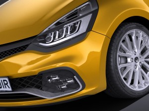 Renault Clio RS 2017 3D Model