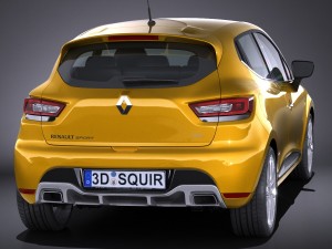 Renault Clio RS 2017 3D Model