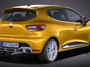 Renault Clio RS 2017 3D Model