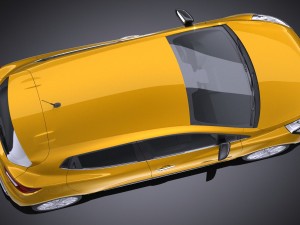 Renault Clio RS 2017 3D Model