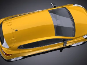 Renault Clio RS 2017 3D Model