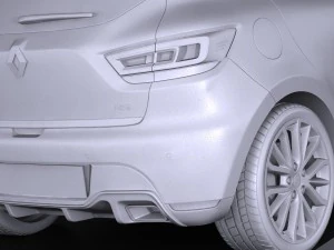 Renault Clio RS 2017 3D Model