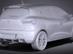 Renault Clio RS 2017 3D Model
