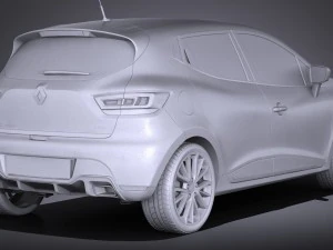 Renault Clio RS 2017 3D Model