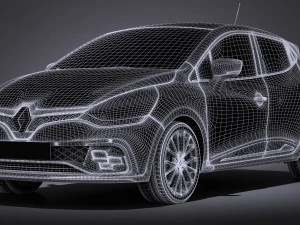 Renault Clio RS 2017 3D Model