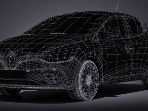 Renault Clio RS 2017 3D Model