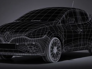 Renault Clio RS 2017 3D Model