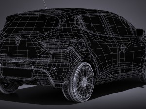 Renault Clio RS 2017 3D Model