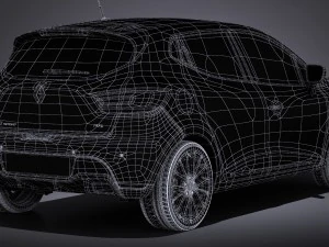 Renault Clio RS 2017 3D Model