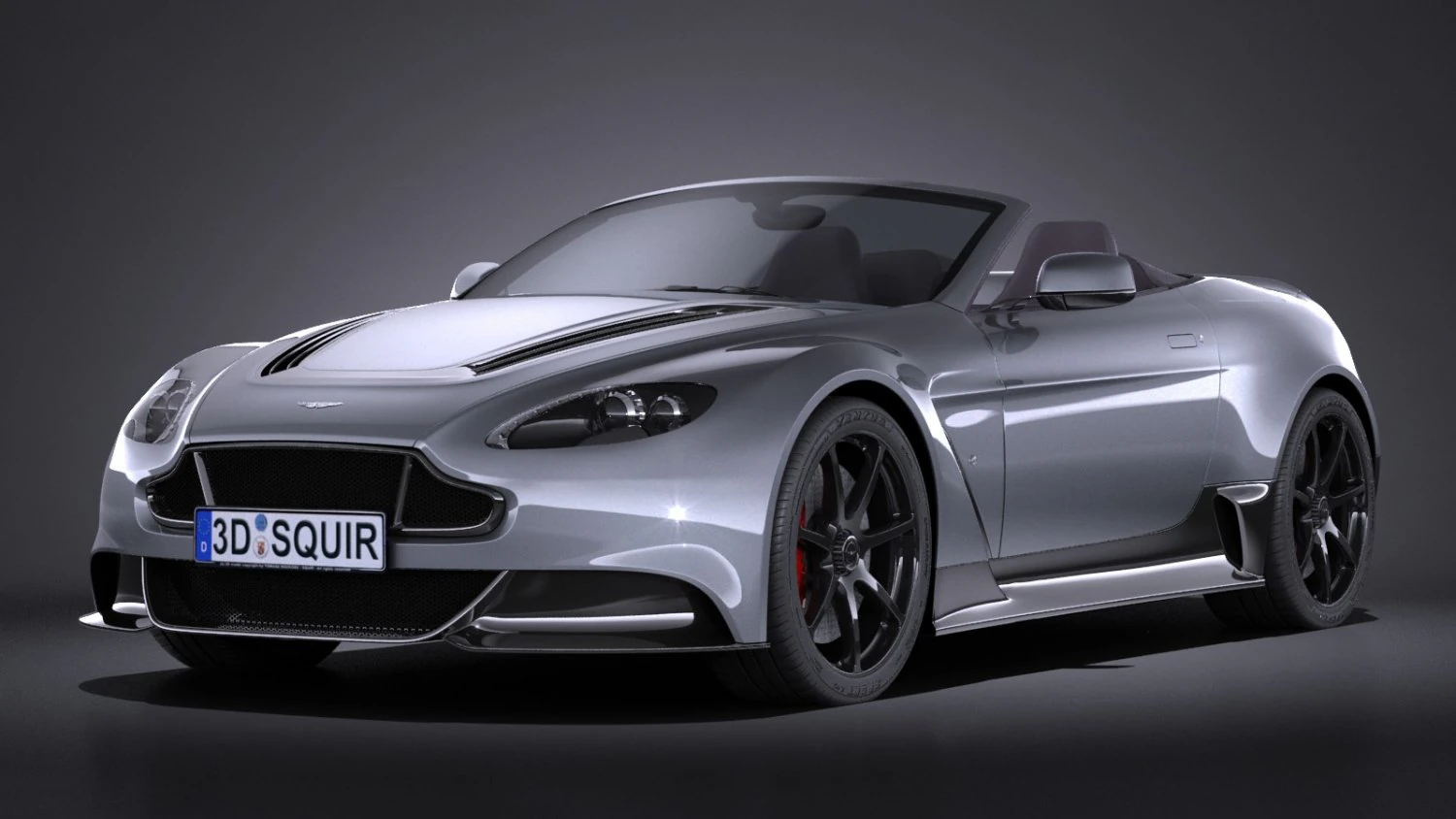 Aston Martin Vantage GT12 Roadster 2017 3D Model .c4d .max .obj .3ds .fbx .stl .blend 