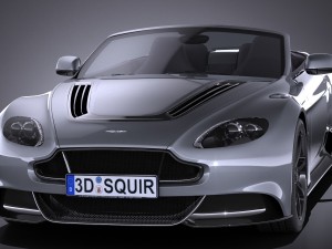 Aston Martin Vantage GT12 Roadster 2017 3D 模型