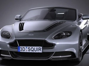 Aston Martin Vantage GT12 Roadster 2017 3D Model