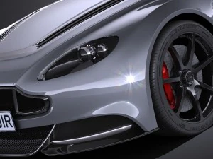 Aston Martin Vantage GT12 Roadster 2017 3D Model