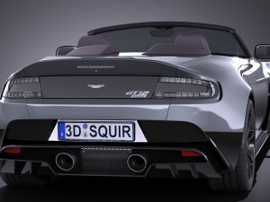 Aston Martin Vantage GT12 Roadster 2017 3D 模型