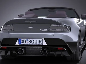 Aston Martin Vantage GT12 Roadster 2017 3D Model