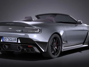 Aston Martin Vantage GT12 Roadster 2017 3D Model