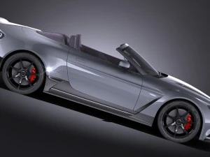 Aston Martin Vantage GT12 Roadster 2017 3D Model