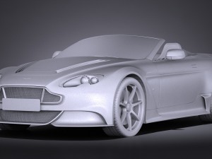 Aston Martin Vantage GT12 Roadster 2017 3D 模型