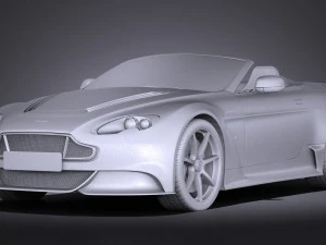 Aston Martin Vantage GT12 Roadster 2017 3D Model