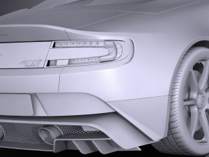 Aston Martin Vantage GT12 Roadster 2017 3D 模型