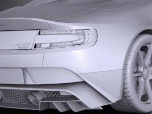 Aston Martin Vantage GT12 Roadster 2017 3D Model