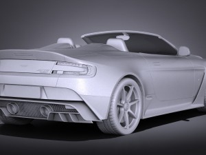 Aston Martin Vantage GT12 Roadster 2017 3D 模型