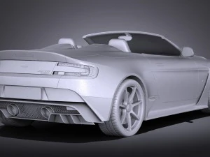 Aston Martin Vantage GT12 Roadster 2017 3D Model
