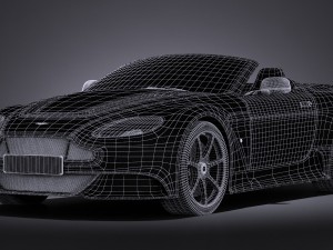 Aston Martin Vantage GT12 Roadster 2017 3D 模型