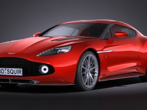 Aston Martin Vanquish Zagato 2017 3D Модель